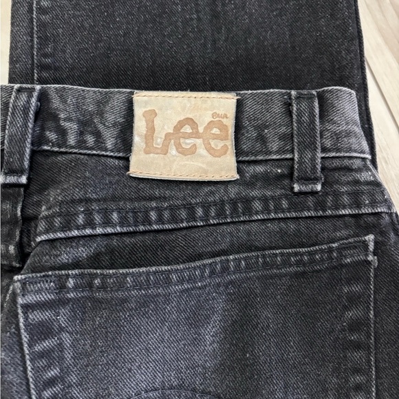 Vintage Lee Black Relaxed Jeans Classic Style - Picture 2 of 3